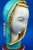 Majolica Ceramic Bust Sculpture of Madonna by Eugenio Pattarino, Italy, 1920s-1940s For Sale - Image 12 of 18
