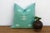 Aqua Sage Diamond Cactus Silk Moroccan Pillow For Sale - Image 8 of 8