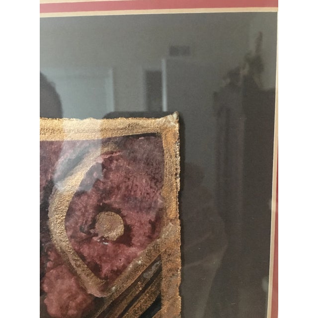 1990s "Symphony II" Abstract Mixed-Media Painting by Joyce Combs, Framed For Sale - Image 10 of 11