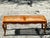 Vintage Boho Woven Cane Bench For Sale - Image 9 of 9
