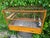 1920s Large Antique Wooden Birdcage with Porcelain Feeders, 1920s-1950s For Sale - Image 5 of 12
