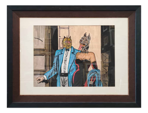 Max Hamlet, Untitled, Acrylic Painting on Board