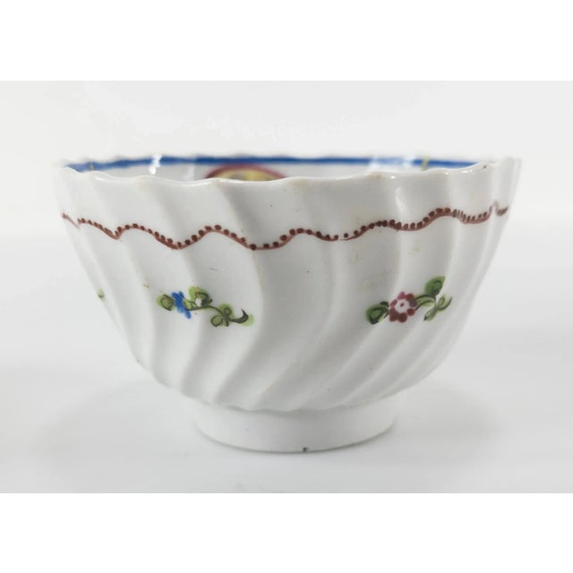 Ceramic 18th Century English Georgian Worcester Cup and Saucer For Sale - Image 7 of 12