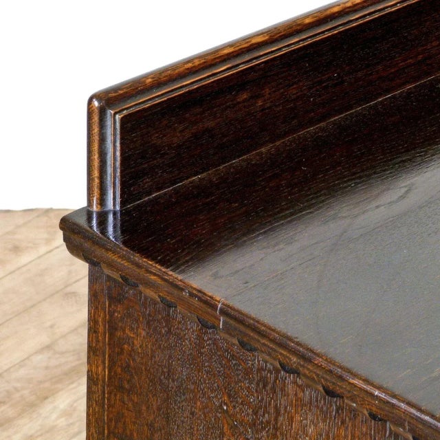 Vintage Oak Bookcase For Sale - Image 11 of 15