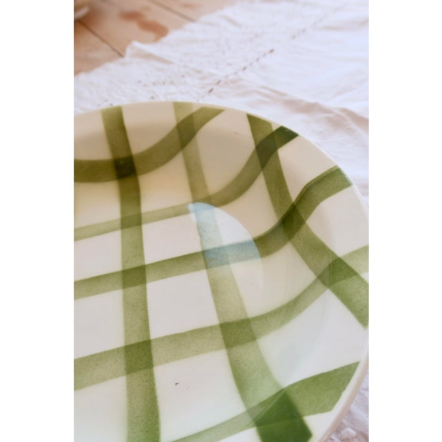 Vintage Round Hollow Earthenware Serving Dish, 1980s For Sale - Image 3 of 7