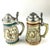 Metal Ceramarte Brazil Beer Steins by Avon - A Pair For Sale - Image 7 of 12
