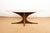 1960s Oval Coffee Table in Carrara Marble and Rosewood by Hugues Poignant 1960. from Roche Bobois For Sale - Image 5 of 18
