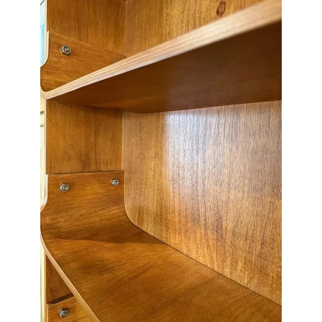 Wood Mid-Century Walnut Bookcase in the Dyrlund Style For Sale - Image 7 of 9