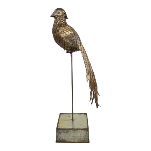 Vintage Sergio Bustamante Pheasant Bird Sculpture 54/100 Signed