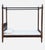 Traditional Handcrafted Solid Mango Queen Size Four Poster Bed in Teak Finish | Traditional Colonial Style Wooden Canopy Bed | Bedroom Furniture From India For Sale - Image 3 of 5
