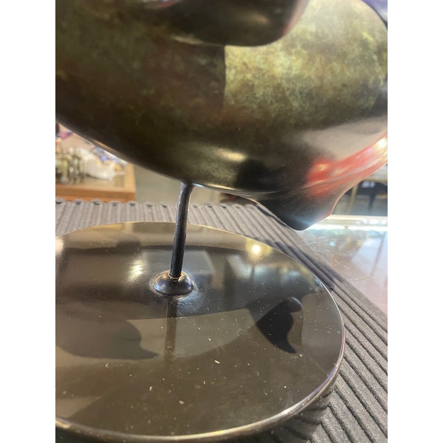 1980s Original Bronze Dolphin With Child by James Bottoms For Sale In Phoenix - Image 6 of 8