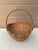 Early 20th Century American Splint Oak Gathering Basket For Sale - Image 9 of 10
