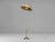 Mid-Century Modern 1950s V. Soini Oy, Rare Floor Lamp, Brass, Leather, Rattan For Sale - Image 3 of 11