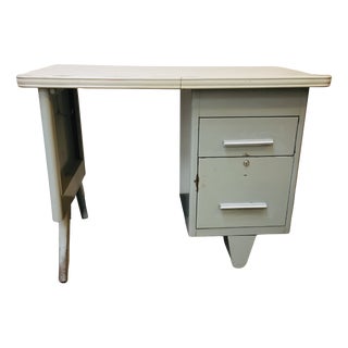 Mid-Century Ministre Metal Desk from RCB-France For Sale