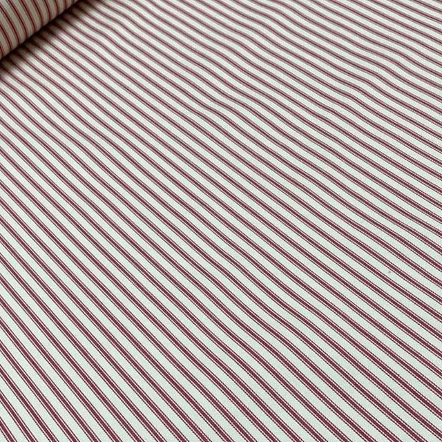 Luxury Red French Ticking Stripe Fabric Sample Chairish