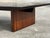 Coffee table by Axel Vervoordt, Belgium, 1980. Its low, clean lines rest on two solid supports. The dark-stained bamboo...