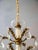 Brass Chandelier with Crystal Trimmings For Sale - Image 16 of 18