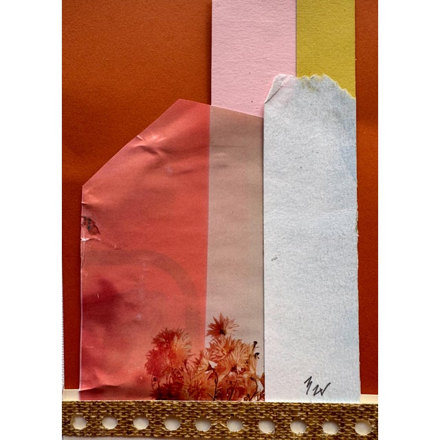 "Pop Music 13" Original Mixed-Media Collage on Paper by Zac Woodiel For Sale In Little Rock - Image 6 of 9