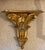 1970s Vintage Italian Neoclassical Gilt Wood Wall Bracket For Sale - Image 5 of 9