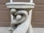 Vintage Neoclassical Triple Dolphin Cast Stone Garden Pedestal For Sale In South Bend - Image 6 of 9