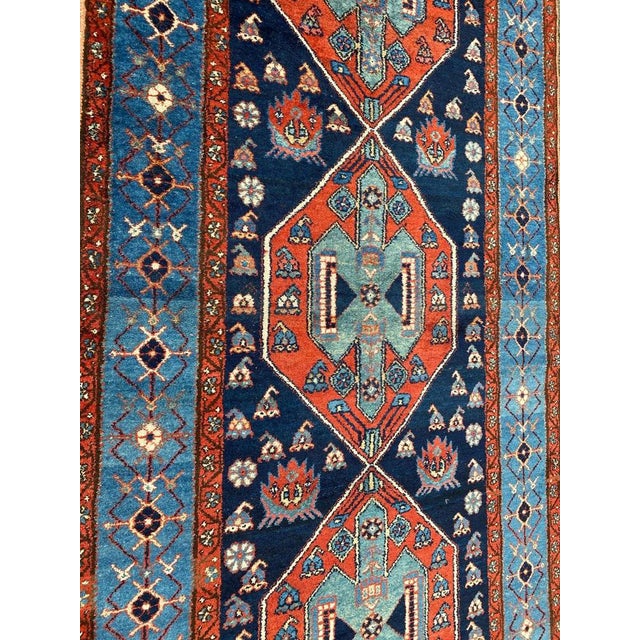 Textile Long Antique Kurdish Rug, 1890s For Sale - Image 7 of 14