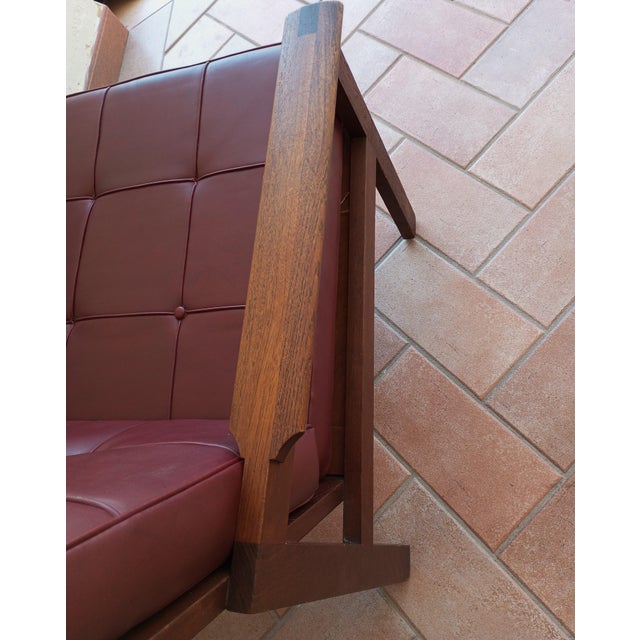 Teak and Leather Lounge Chairs by Illum Wilkelsø for Niels Eilersen, Denmark, 1960s, Set of 2 For Sale - Image 9 of 16