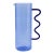 Costa de Sol Glass Wavy Handle Pitcher, Blue For Sale