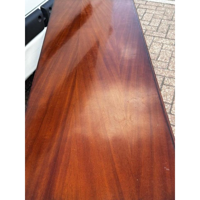 Console Table in Mahogany with Two Drawers For Sale - Image 6 of 10