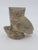 Bring a touch of classic mid-century charm to your shelves with this vintage solid brass owl figurine. Perched...