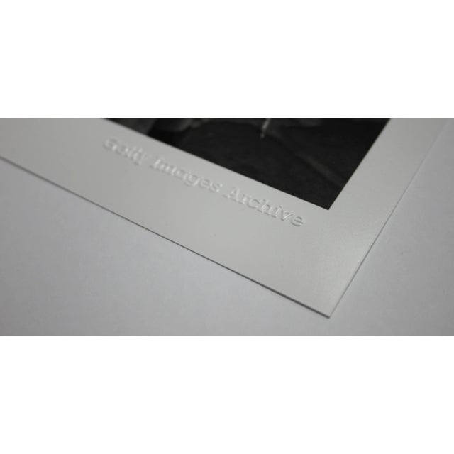 Contemporary Jane Birkin Eating Ice Cream - Archival Black and White Photograph Print by Getty - 20x20 For Sale - Image 3 of 3