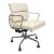 Eames Aluminum Group Soft Pad Management Chair by Herman Miller – Ivory Leather For Sale
