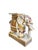 Hollywood Regency Vintage Hollywood Regency Style Glazed Terracotta Elephant Garden Seat Stool For Sale - Image 3 of 17