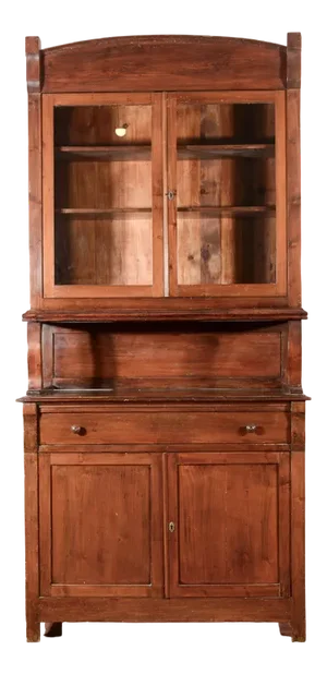 Liberty Double Body Display Cabinet in Fir, 1920s
