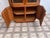 Danish-style illuminated teak display cabinet This Danish-style wooden display cabinet is made of teak. It features...