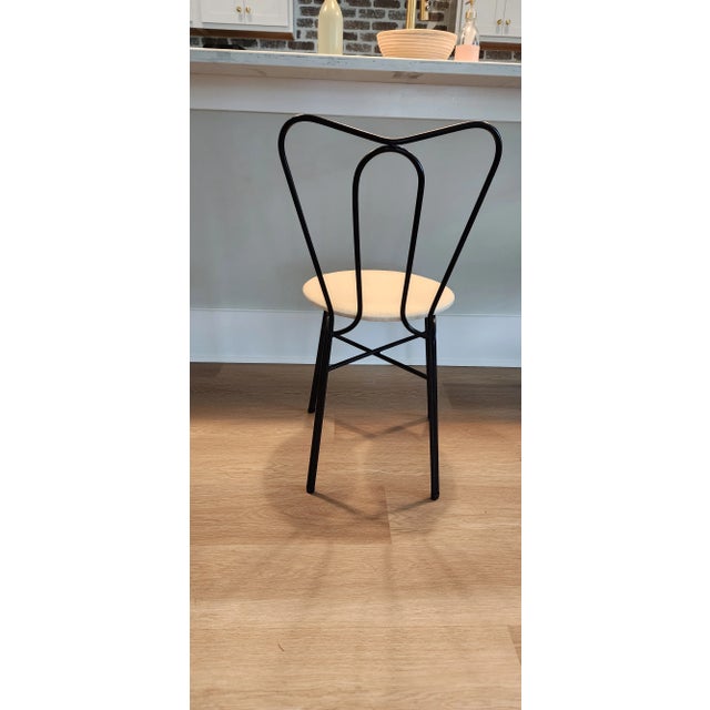 Vintage 1950s Butterfly Back Steel Side Chair by Reilly-Wolz Associates, Inc., Astoria, New York. For Sale - Image 9 of 12