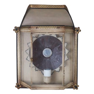 Hollywood Regency Wall Lantern, France, 1960s For Sale