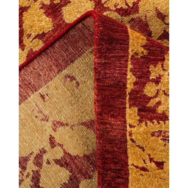 Mogul Hand Knotted Area Rug, Red - 5' 2" x 7' 10" For Sale In New York - Image 6 of 9