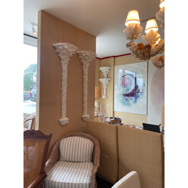Pair or Palm Tree Wall Scones For Sale - Image 14 of 14