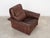 Swiss Brown Leather Armchair from de Sede, 1970s For Sale - Image 9 of 18