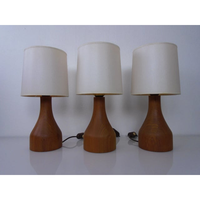 Teak Table Lamp from Domus, 1970s For Sale - Image 16 of 16