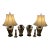 Vintage 6-Piece Japanese Satsuma Style Room Collection - Lamps, Vases & Candlesticks For Sale