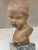 Stone Vintage French Terracotta Bust of a Child on Marble Plinth For Sale - Image 7 of 12
