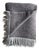 Brown Belgian Linen and Wool Throw For Sale