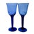 Late 20th Century Late 20th Century Mexican Handblown Cobalt Blue Stem Glasses, Set of 9 For Sale - Image 5 of 13