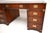 Antique Leather Top Military Campaign Partners Desk, 1950 For Sale - Image 10 of 11