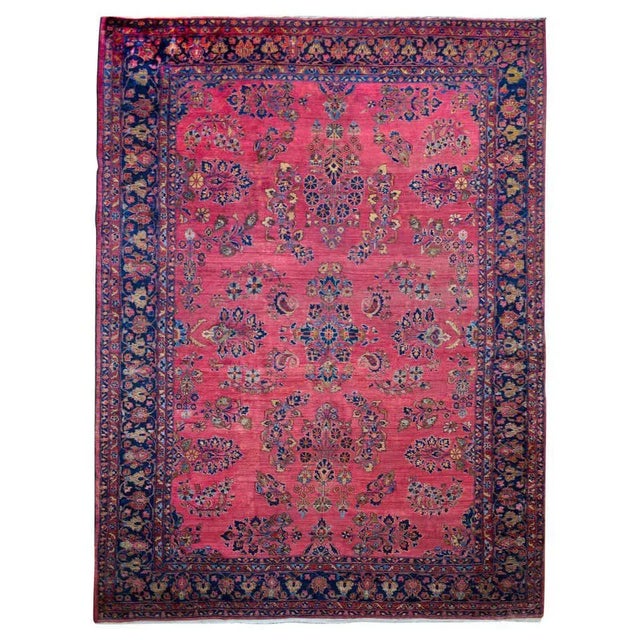Early 20th Century Sarouk Mohajeran Rug For Sale - Image 13 of 13