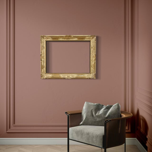 20th Century Italian Lacquered and Gilded Frame, 1950s For Sale - Image 15 of 16