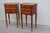 French 1950s Pair of French Louis XV Style Rosewood Side Tables or Nightstands For Sale - Image 3 of 3