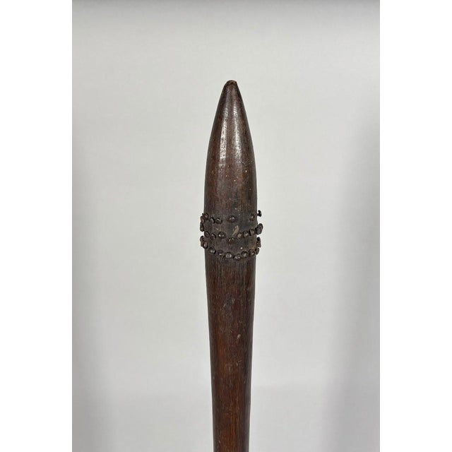 Aboriginal fighting club with a bludgeon, Queensland, Australia. Hardwood with a beautiful patina from use. The head is...