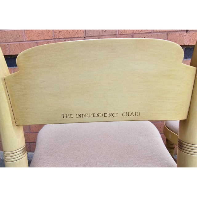 Mid 20th Century 1974 Set 4 Hitchcock Chair for Strawbridge & Clothier "The Independence Chairs" 400 Ltd Edition For Sale - Image 5 of 11